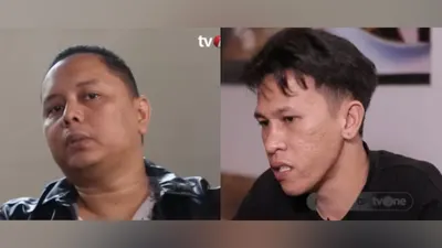 Kuasa Hukum Iptu Rudiana, Pitra Romadoni (kiri) danTeman Eky Fransiskus Marbun (kanan)