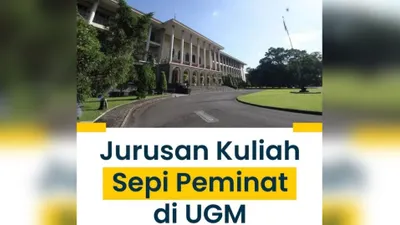 Jurusan kuliah sepi peminat di UGM, padahal peluang lolos besar bila mendaftar