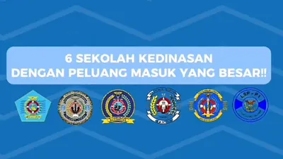 Ada beberapa sekolah kedinasan yang menawarkan peluang masuk besar bagi pendaftarnya.