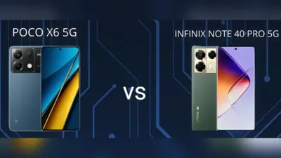 Poco X6 5G vs Infinix Note 40 Pro 5G