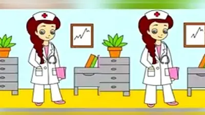 Tes IQ: Fokus dan Konsentrasi Berkurang? Coba Cari 3 Perbedaan pada Gambar Petugas Rumah Sakit Ini!