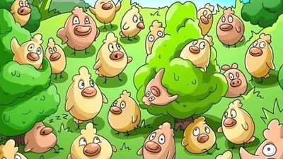 Tes Penglihatan: Bisa Kamu Temukan Babi yang Tersembunyi di Antara Kumpulan Ayam?