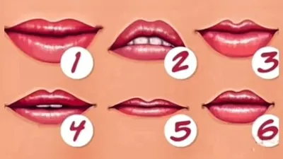 Illustrasi Bentuk Bibir