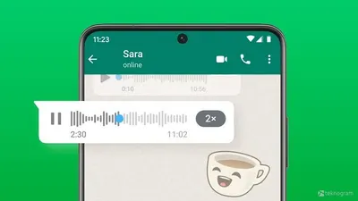 Ilustrasi VN WhatsApp