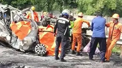 Kecelakaan maut di tol cikampek KM 58