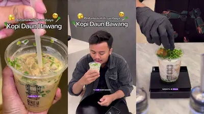 Pecinta Kopi Wajib Tahu! Kopi Daun Bawang Jadi Sensasi Baru Dalam Menikmati Kopi Viral di Tiktok, Kamu Tertarik Coba?