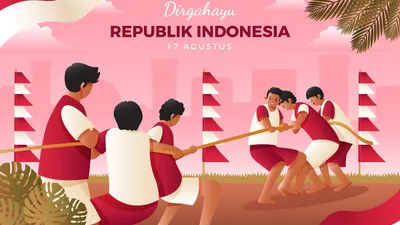 Lomba yang diadakan pada saat 17 Agustus memang sangat beragam, mulai dari makan kerupuk, balap karung, hingga panjat pinang.