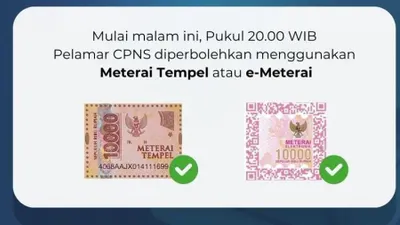 Dengan adanya keputusan penggunaan materai tempel dari BKN ini, diharapkan pelamar tidak menunda-nunda resume di akhir pendaftaran.