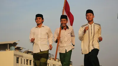 Ilustrasi memperingati 17 Agustus.