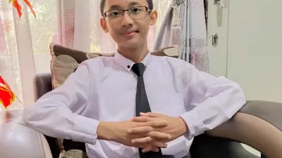 Rafa Hazwan Abqary Andriansyah, siswa kelas XII SMA Pribadi Bandung.