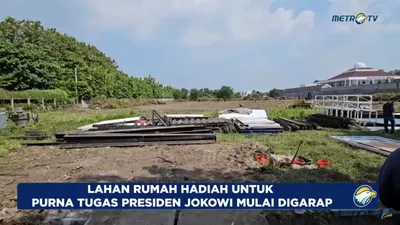 Pembangunan rumah pensiun Presiden Joko Widodo di Desa Blulukan, Kecamatan Colomadu sudah mulai digarap.