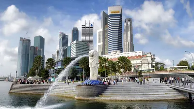 Illustrasi. Negara Singapura 