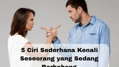 Ilustrasi Orang yang Sedang Berbohong