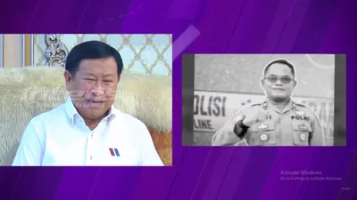 Kolase Potret Susno Duadji dan Iptu Rudiana