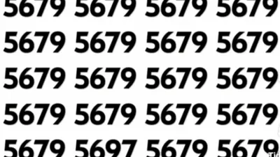 Tes IQ: Ada Angka Berbeda di Deretan 5679, Yakin Bisa Temukan dalam 5 Detik?