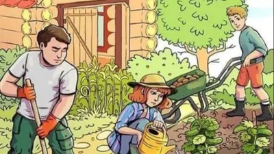 Tes IQ: Bisakah Kamu Temukan 3 Kata Tersembunyi di Gambar Kebun Ini?