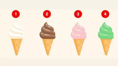 Ilustrasi tes kepribadian lewat rasa es krim kesukaan