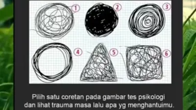 Tes Psikologi: Gambar Coretan yang Kamu Pilih Ungkap Trauma Masa Lalu yang Menghantuimu