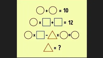 Tes IQ: Seberapa Tinggi Daya Intelegensimu? Coba Tebak Nilai Segitiga pada Puzzle Matematika dalam 11 Detik! 
