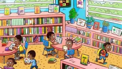Tes Ilusi Optik: Temukan Sisir di Perpustakaan dalam 7 Detik!