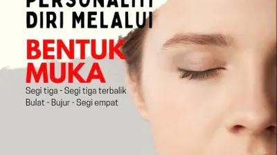 Ilustrasi tes kepribadian berdasarkan bentuk wajah