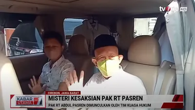 Ketua RT Abdul Pasren kembali muncul ke publik