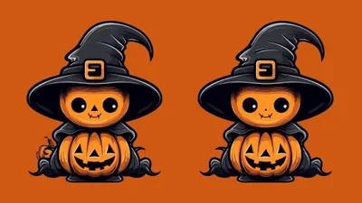 Tes Penglihatan: Seberapa Jeli Kamu? Temukan 5 Perbedaan Pada Gambar Labu Halloween Ini dalam 20 Detik!