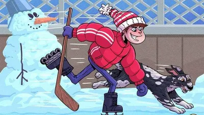 Tes IQ: Apa yang Salah dari Gambar Pria Main Ice Skating? Jawab dalam Waktu 6 Detik!