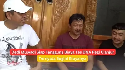 Dedi Mulyadi siap menanggung seluruh biaya tes DNA yang akan dilakukan Pegi Setiawan Cianjur agar terbebas dari kasus Vina Cirebon
