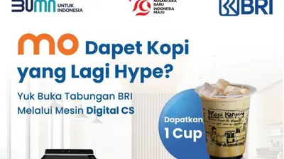 Mudahnya Buka Tabungan BRI Lewat Digital CS, Bonus Kopi Gratis Menanti