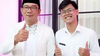 Ridwan Kamil bersama Husein Ali Rafsanjani
