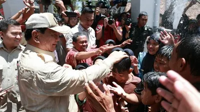Menteri Pertahanan RI Prabowo Subianto kembali meresmikan 15 titik proyek air bersih bantuan tim Kemhan dan tim Universitas Pertahanan RI di Provinsi Jawa Barat dan Banten. (Foto: Humas Kemhan)