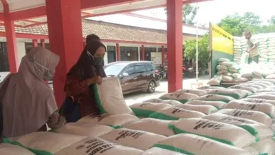 Illustrasi. Bantuan Beras Mitigasi Risiko Pangan Februari 2024 Sudah Mulai Dicairkan