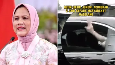 Viral Video Iriana Jokowi Gunakan Pose 2 Jari, Gibran Buka Suara