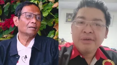 Alvin Lim Murka Dituding Kabur oleh Mahfud MD: Ngapain Balik ke Sini, Fitnah Keji! (Kolase YouTube Denny Sumargo &amp; YouTube Quotient TV)