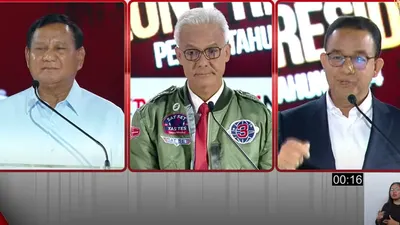 Anies tanggapi komentar Presiden soal serangan personal di debat capres (Tangkapan layar YouTube KPU RI)