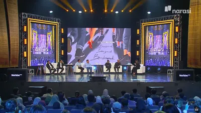 Najwa Shihab melontarkan pertanyaan menarik. Salah satunya terkait cara mengekspresikan cinta atau biasa disebut love language.