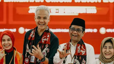 Ganjar Pranowo dan Mahfud MD| 6 Janji Politik Ganjar-Mahfud MD di Bidang Budaya dan Olahraga, Ada 1 Desa 1 Lapangan! 