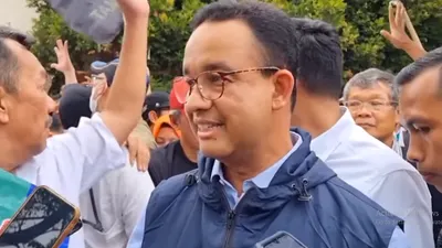 Capres dari Koalisi Perubahan Anies Baswedan mengkukuhkan para relawan yang tergabung dalam Badan Koordinasi Saksi (Bakorsi) se-Tangerang Raya, Rabu, 25 Oktober 2023.
