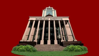 Illustrasi. MK Putuskan Batas Usia Capres Cawapres Hari Ini,&nbsp;Gedung MK Dijaga Ribuan Personel Gabungan