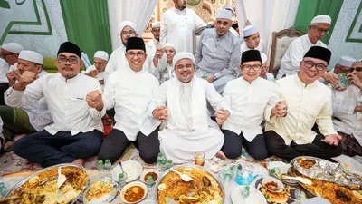 Pertemuan Anies Baswedan dan Cak Imin dengan Habib Rizieq Shihab