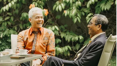 Ganjar Pranwo dan Mahfud MD
