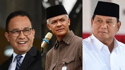  Kolase Anies Baswedan, Ganjar Pranowo, dan Prabowo Subianto