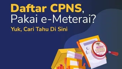 Cara beli e-Materai untuk syarat CPNS 2023