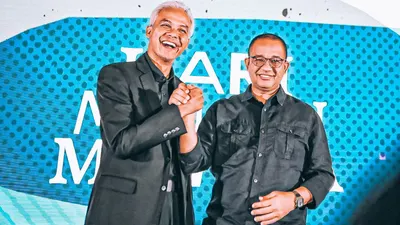 Ganjar Pranowo dan Anies Baswedan