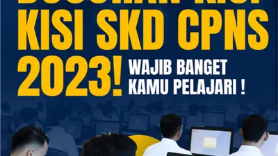 Supaya Punya Peluang Lebih Besar Lolos Jadi CPNS, inilah Kisi-kisi Soal yang Berlaku Sewaktu Tes SKD (IG @siapjadiasn)