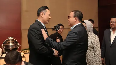 AHY dan Anies Baswedan 