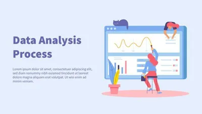Ilustrasi pekerjaan seorang data analysis.