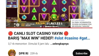 Akun YouTube Diretas Tampilkan Live Judi Online