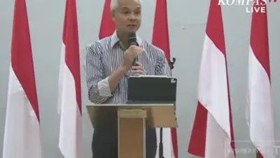 Ganjar Pranowo mengisi kuliah kebangsaan FISIP UI